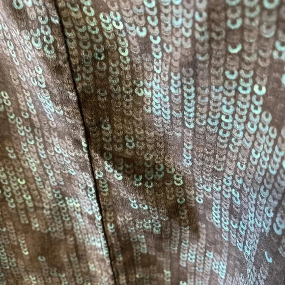 Wilfred Aritzia Silk  Camisole Tank Top Sz XS Emerald Green Black Feminine Light - Picture 9 of 11